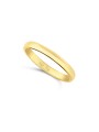 טבעת זהב צהוב 14K מבריקה
