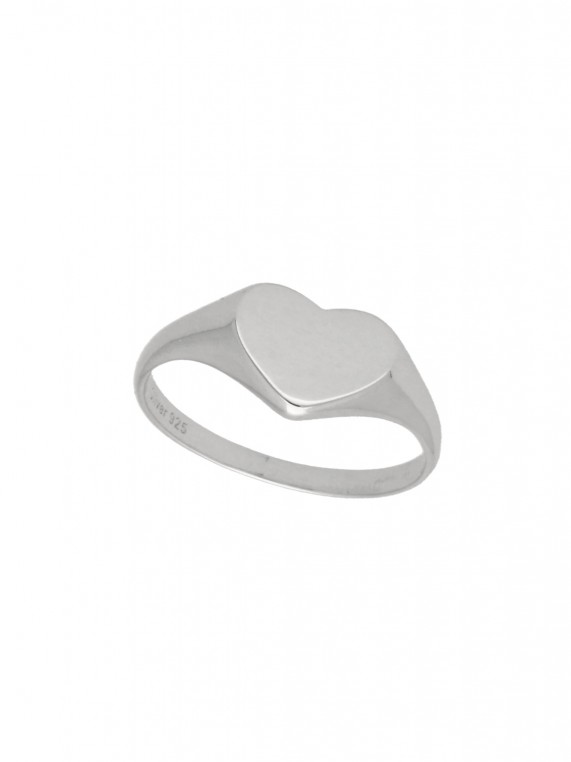 טבעת כסף 925 בצורת לב