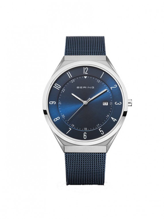 שעון BERING - Ultra Slim לגבר עם תאריכון