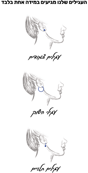 Earrings dimensions